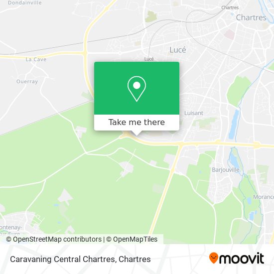 Caravaning Central Chartres map
