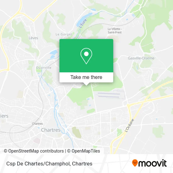 Csp De Chartes/Champhol map