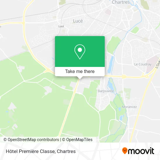Hôtel Première Classe map