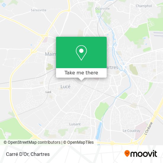 Carré D’Or map