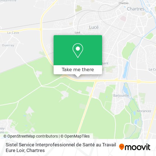 Mapa Sistel Service Interprofessionnel de Santé au Travail Eure Loir