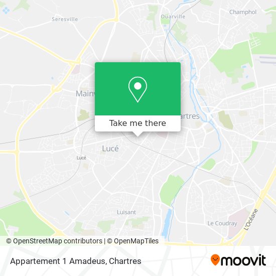 Appartement 1 Amadeus map
