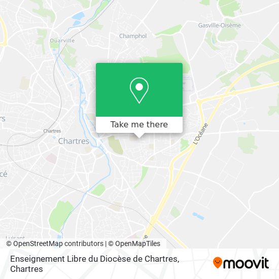 Enseignement Libre du Diocèse de Chartres map