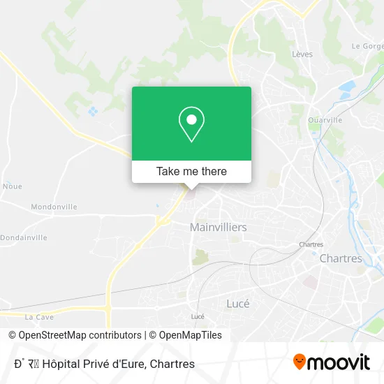 Ðﾟﾏﾥ Hôpital Privé d'Eure map