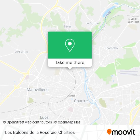 Les Balcons de la Roseraie map