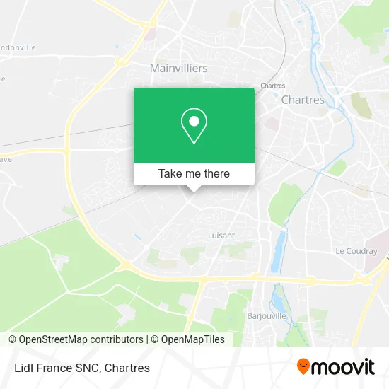 Lidl France SNC map
