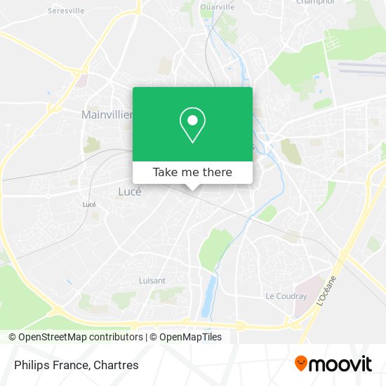 Mapa Philips France