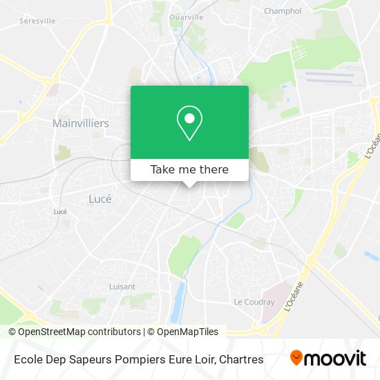 Ecole Dep Sapeurs Pompiers Eure Loir map