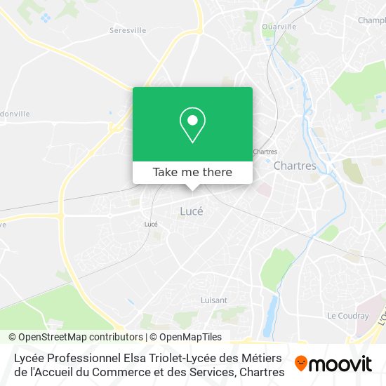Lycée Professionnel Elsa Triolet-Lycée des Métiers de l'Accueil du Commerce et des Services map