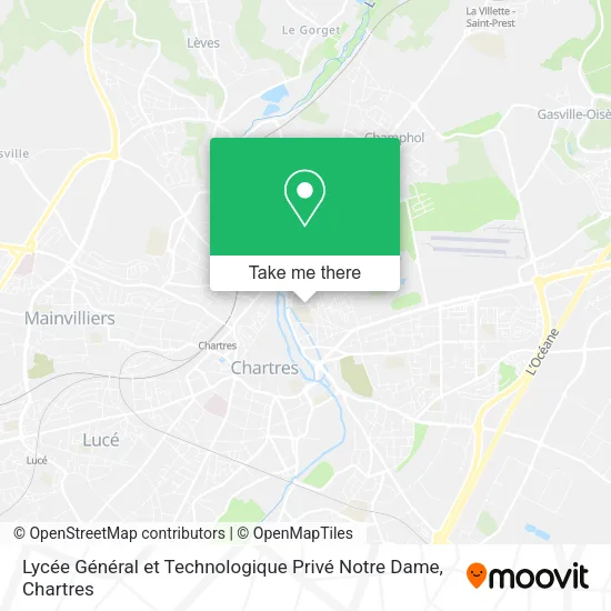 Lycée Général et Technologique Privé Notre Dame map