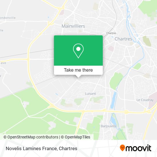 Mapa Novelis Lamines France