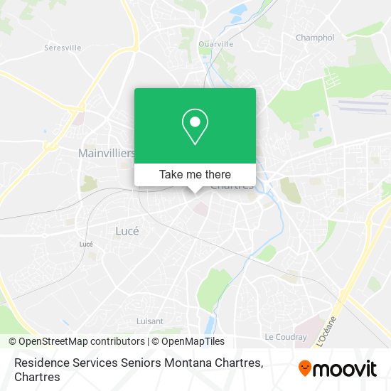 Residence Services Seniors Montana Chartres map