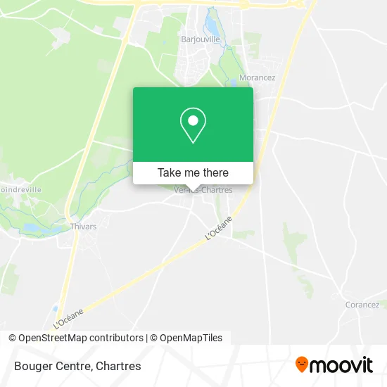 Bouger Centre map