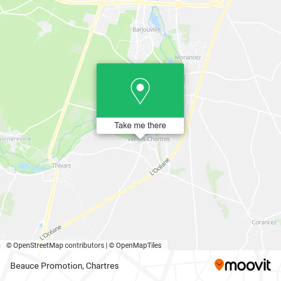 Beauce Promotion map