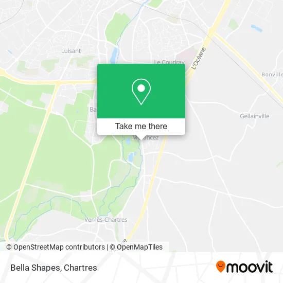 Bella Shapes map