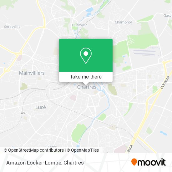 Amazon Locker-Lompe map