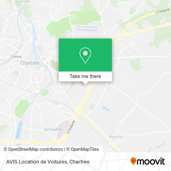AVIS Location de Voitures map