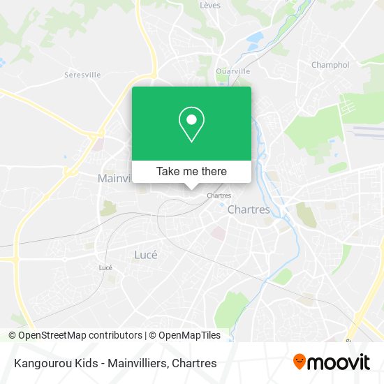 Mapa Kangourou Kids - Mainvilliers