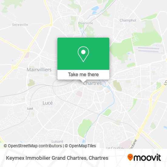 Keymex Immobilier Grand Chartres map