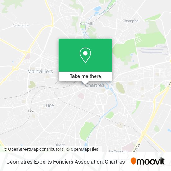 Géomètres Experts Fonciers Association map