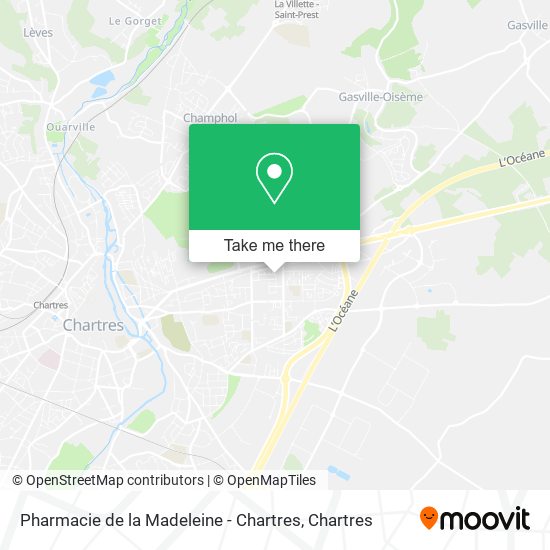 Pharmacie de la Madeleine - Chartres map