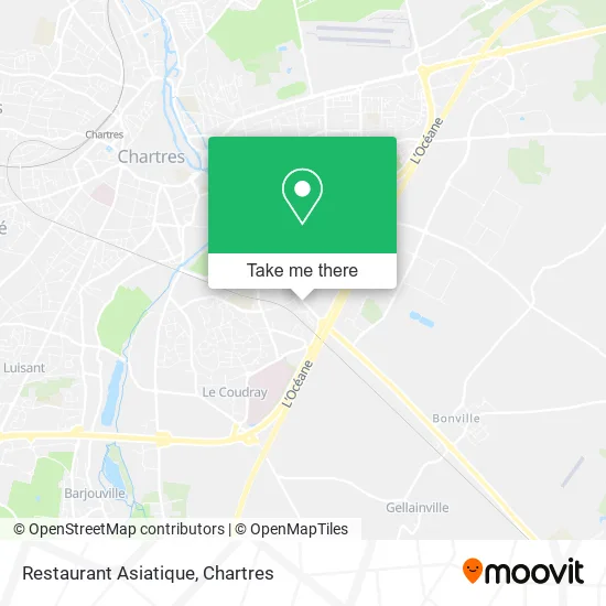 Restaurant Asiatique map