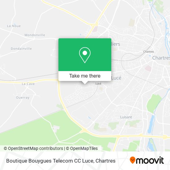 Boutique Bouygues Telecom CC Luce map