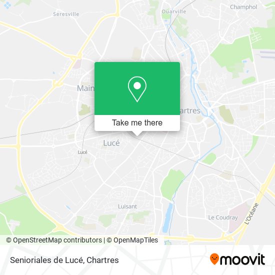 Senioriales de Lucé map