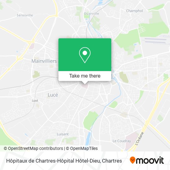 Hôpitaux de Chartres-Hôpital Hôtel-Dieu map