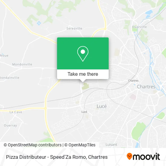 Pizza Distributeur - Speed'Za Romo map