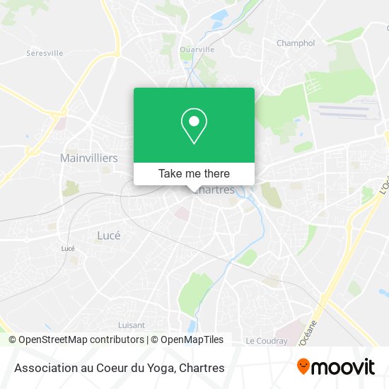 Association au Coeur du Yoga map