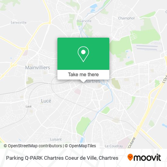 Parking Q-PARK Chartres Coeur de Ville map