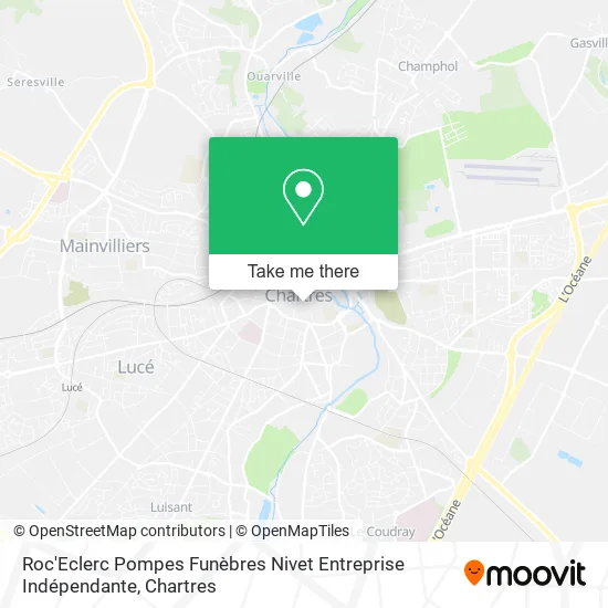 Roc'Eclerc Pompes Funèbres Nivet Entreprise Indépendante map