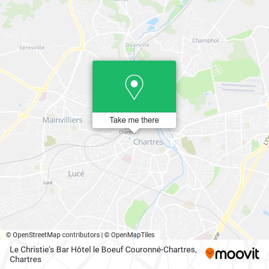Le Christie's Bar Hôtel le Boeuf Couronné-Chartres map