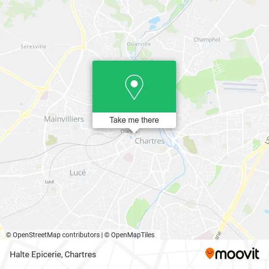 Halte Epicerie map