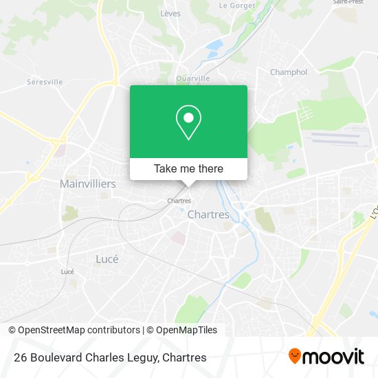 Mapa 26 Boulevard Charles Leguy