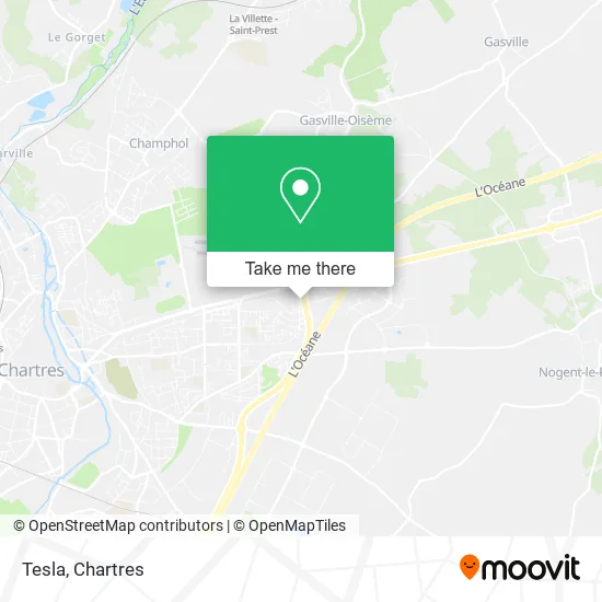 Tesla map