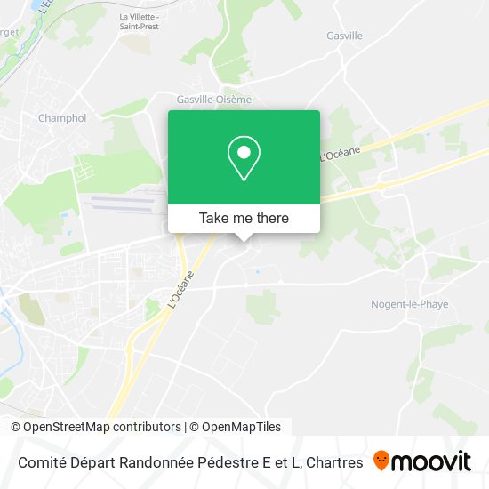 Comité Départ Randonnée Pédestre E et L map