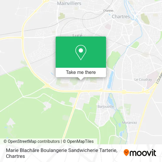 Marie Blachãre Boulangerie Sandwicherie Tarterie map