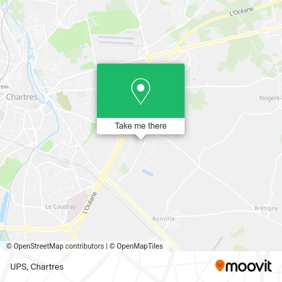 UPS map