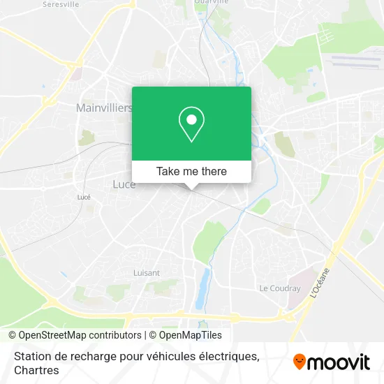 Station de recharge pour véhicules électriques map