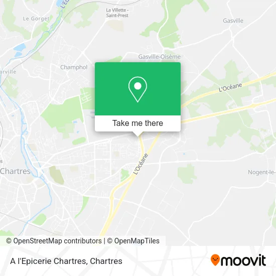 A l'Epicerie Chartres map