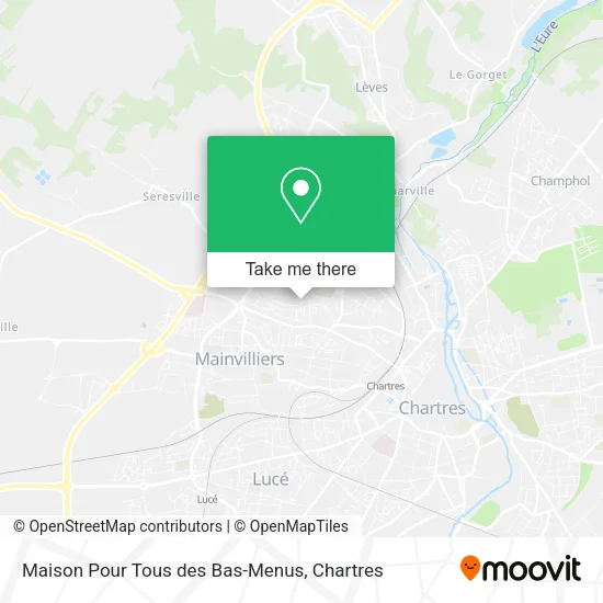 Maison Pour Tous des Bas-Menus map