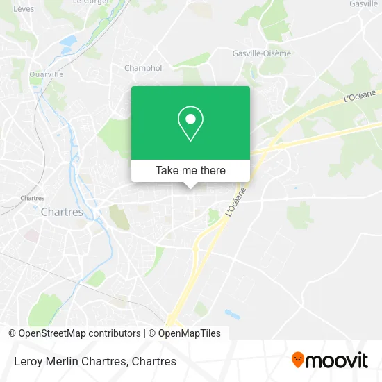 Leroy Merlin Chartres map