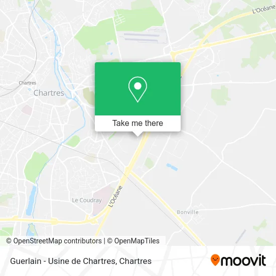 Guerlain - Usine de Chartres map