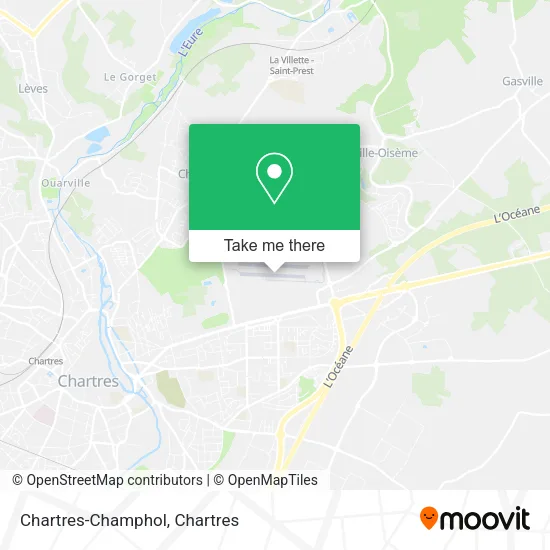 Chartres-Champhol map