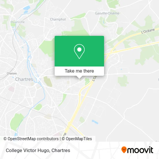 College Victor Hugo map