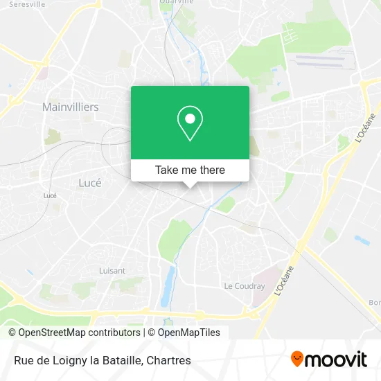 Rue de Loigny la Bataille map