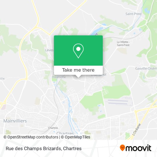Rue des Champs Brizards map