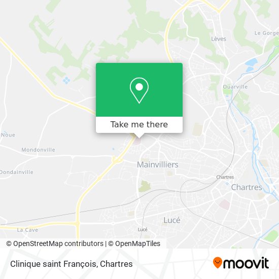 Clinique saint François map